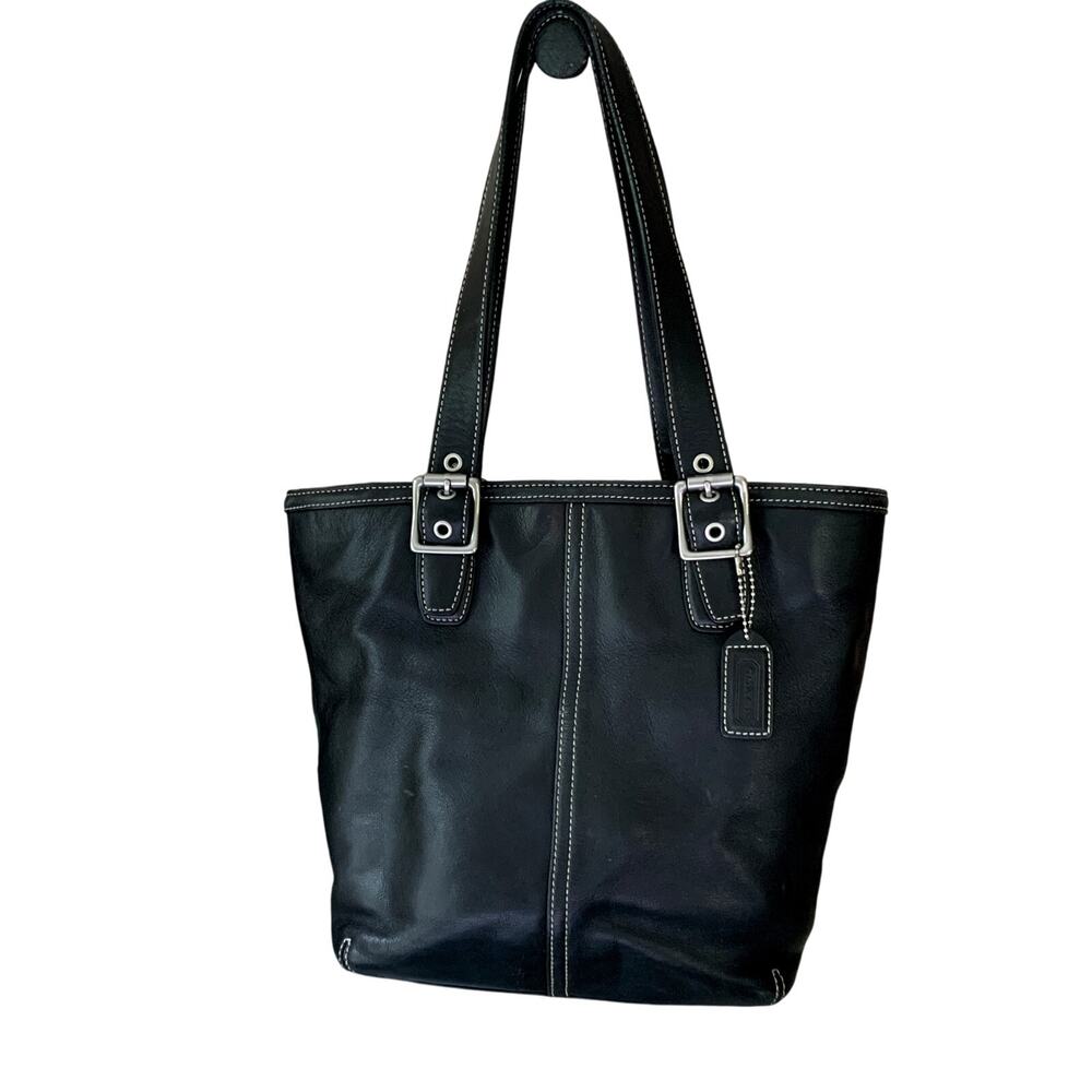 Vintage 2004 Coach Black Tote Bag